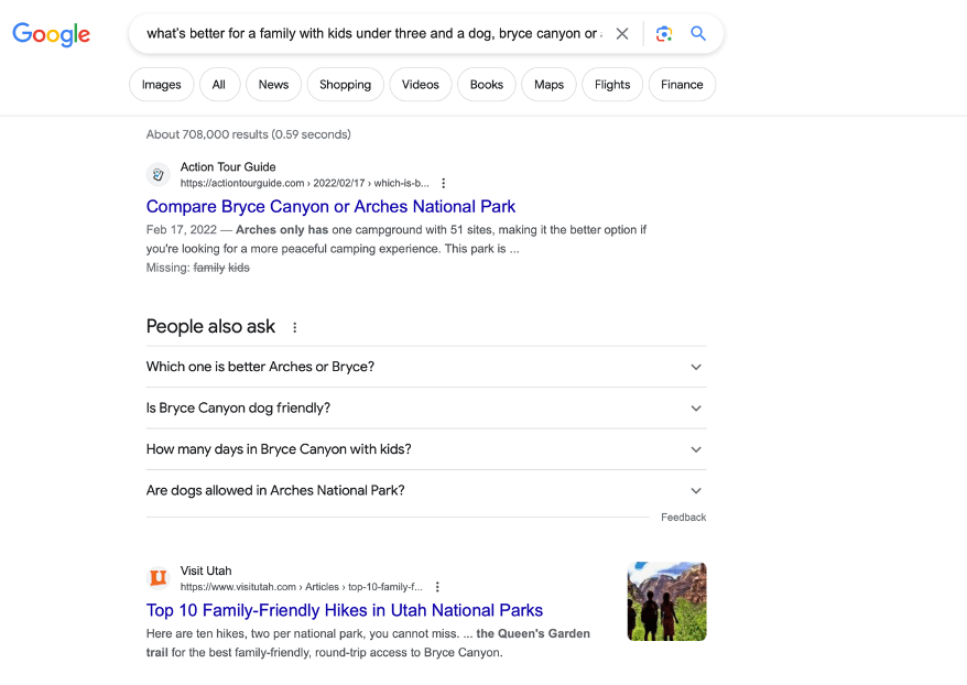 AI-powered snapshots will monopolize the first page
