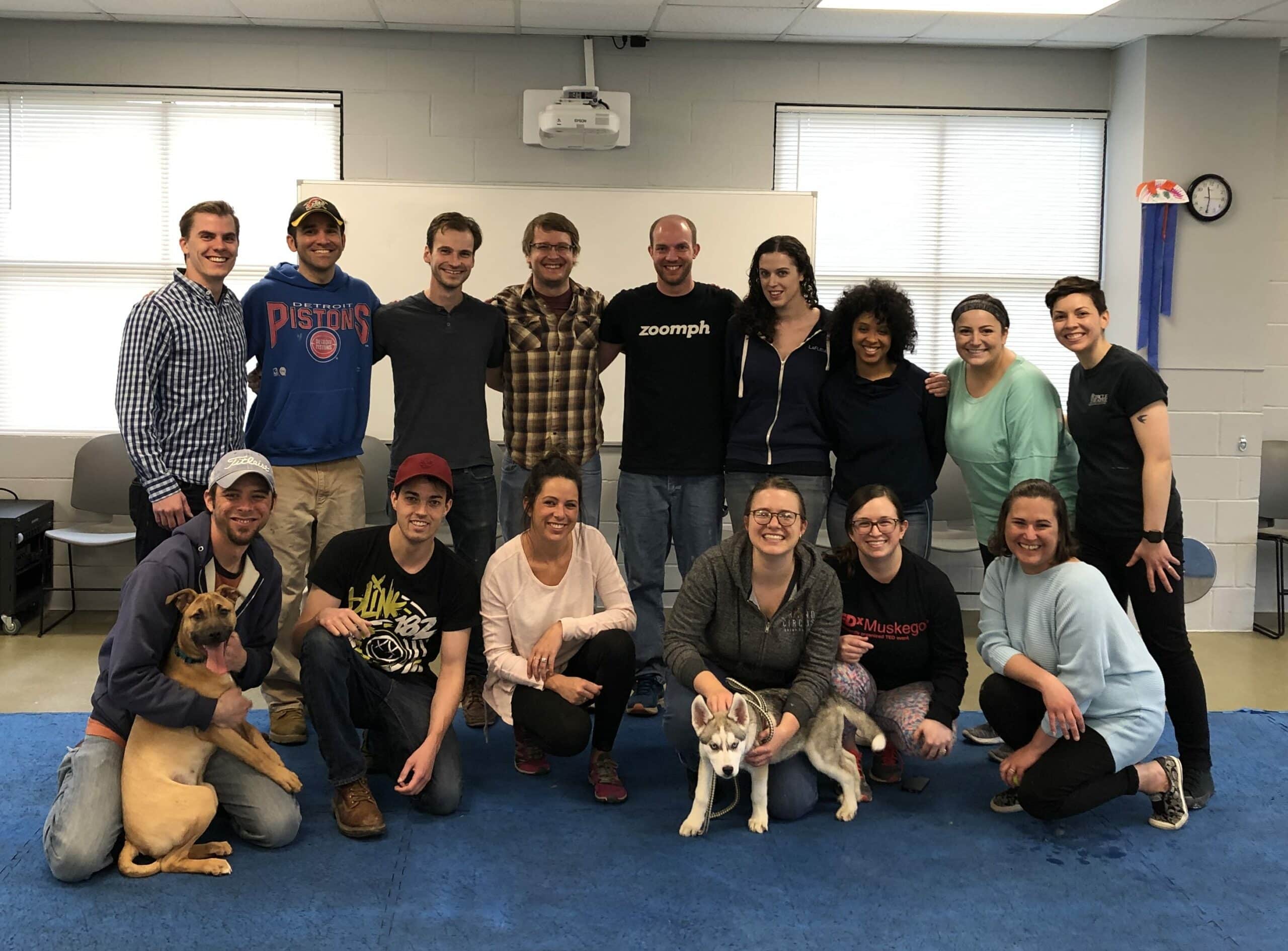 LaFleur Volunteers With the Humane Society’s Adopt-A-Room Program