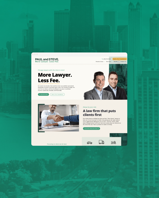 A human-centered approach to law firm website design